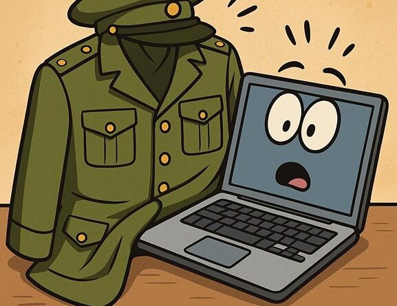 עבודה מהבית לחיילים - תמונת קאבר (AI)