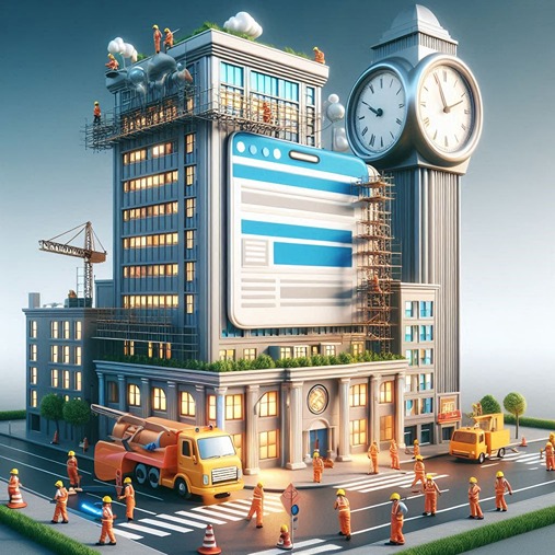 משך זמן בניית אתרים