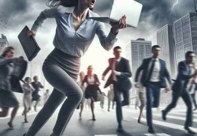 האם נפילה בזמן אזעקה או בדרך למקלט תאונת עבודה - תמונת AI