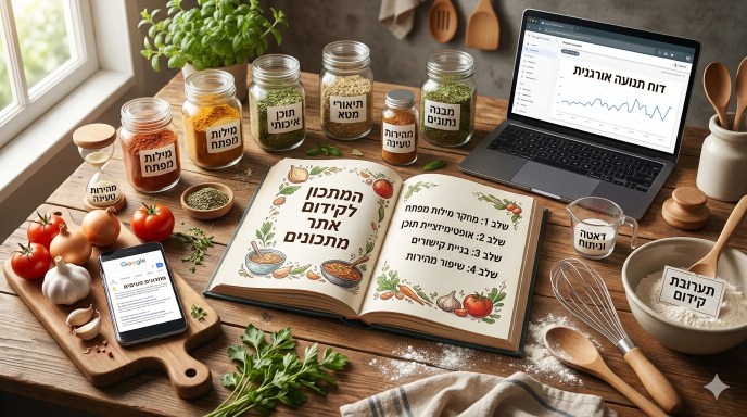 קידום אתרי מתכונים - תמונת קאבר