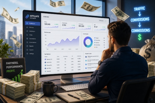 מנהל אפיליאציה - תמונת קאבר